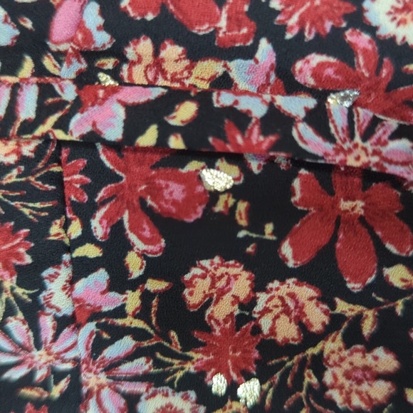 Aqua golden leaf/ floral dress, perfect for a summer wedding/date - Picture 3 of 5